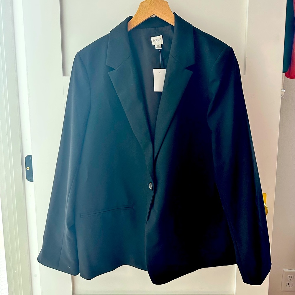 Black J Crew blazer NWT
